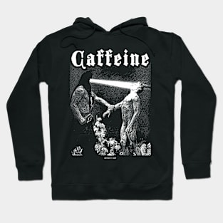 Caffeine Dark Coffee & art Hoodie